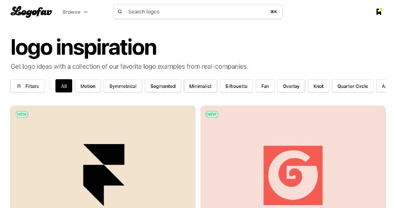 LogoFav - Curated Logo Inspiration Directory