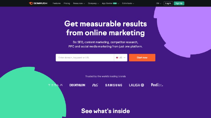 Semrush - 强大的关键词研究工具 | Indie Hacker Tools