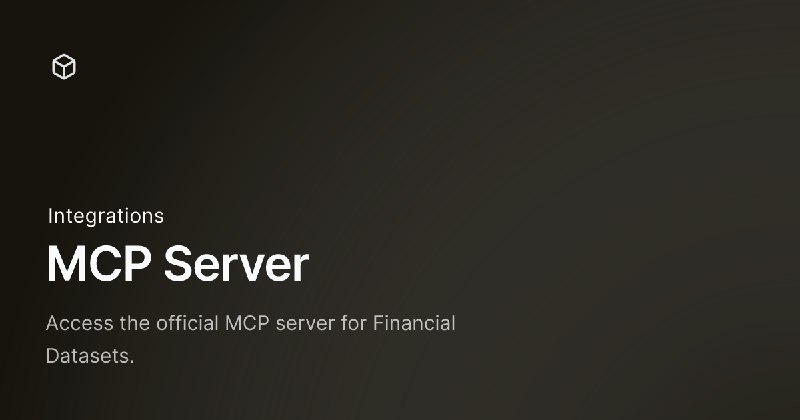 MCP Server - Financial Datasets