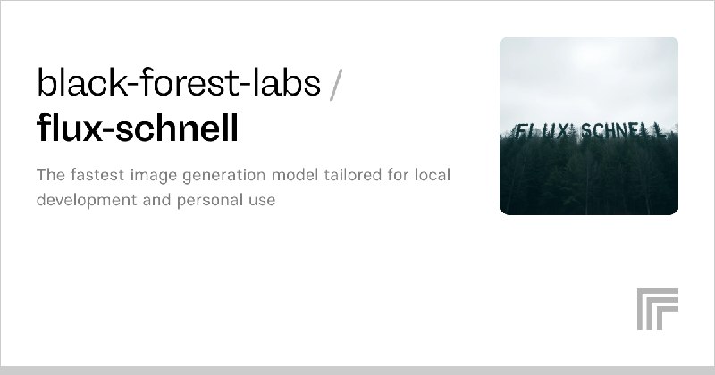 FLUX.1 [schnell] | Text to Image