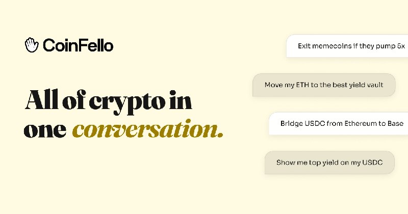 CoinFello — Your Crypto Agent