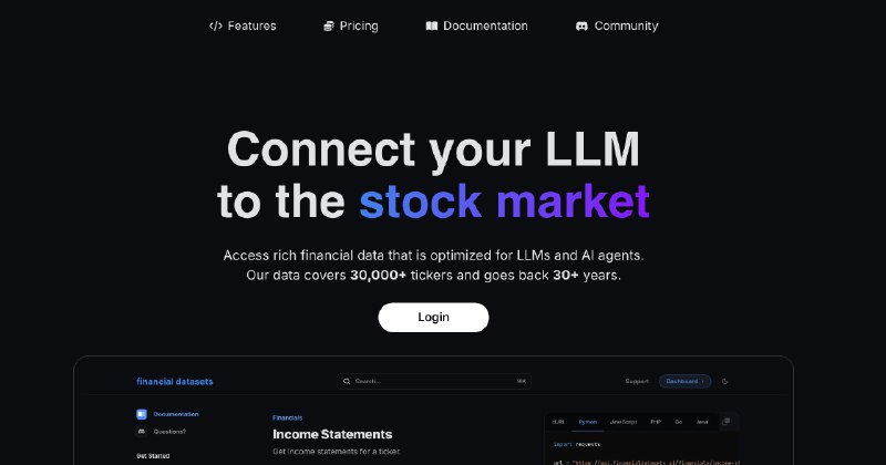 Financial Datasets | Stock Market API