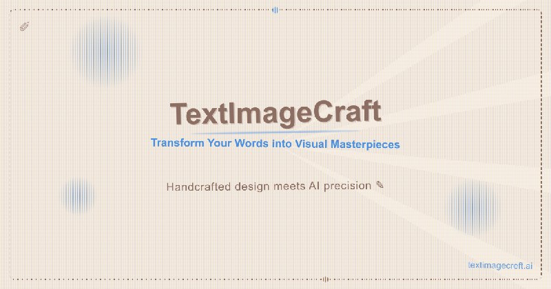 TextImageCraft - AI-Powered Versatile Tools | Smart Creative Assistant