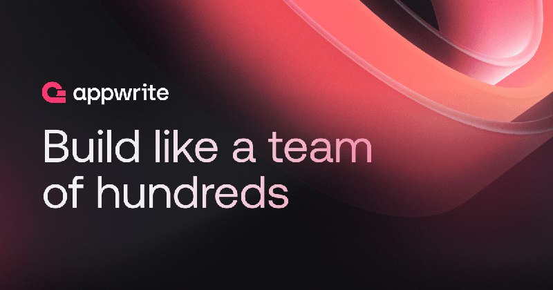 Appwrite - Build like a team of hundreds