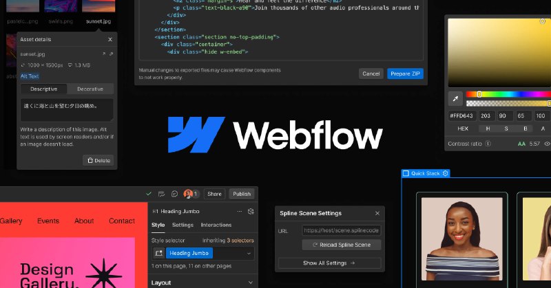 Webflow: Create a custom website | Visual website builder