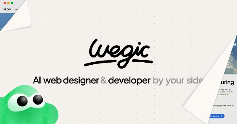 Wegic: Create Custom Websites in Minutes | AI Website Builder