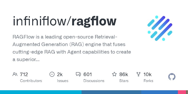 GitHub - infiniflow/ragflow: RAGFlow is a leading open-source Retrieval-Augmented Generation (RAG) engine that fuses cutting-edge…