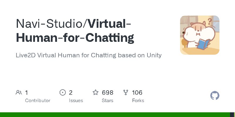 GitHub - Navi-Studio/Virtual-Human-for-Chatting: Live2D Virtual Human for Chatting based on Unity