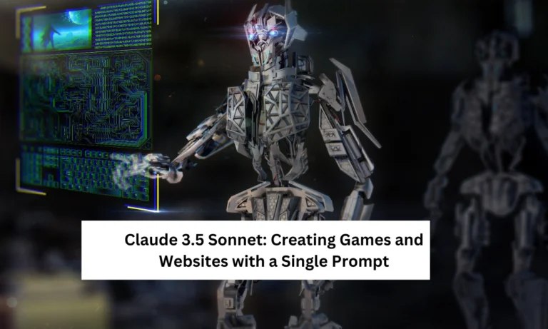 Claude 3.5 Sonnet: Creating Games and Websites with a Single Prompt